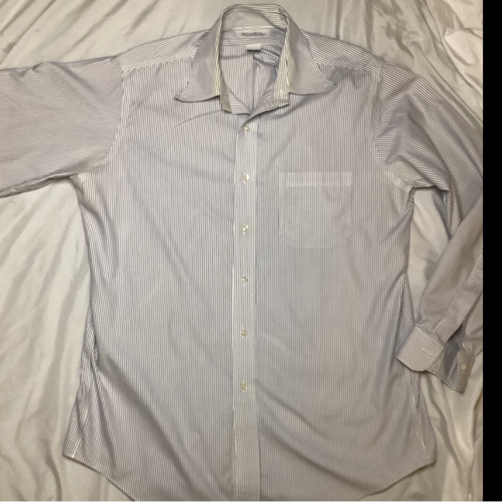 Brooks Brothers Non-Iron Bengal Stripe Dress Shirt